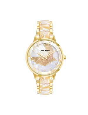 Les métaux Anne Klein Patterned Mother of Pearl Dial Watch   | LDV-6813178